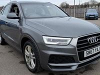Used Audi Q3 S-Line 150 HP (110 kW) 2017 Monsoon grey SUV