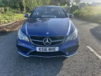 Used Mercedes E220 AMG line 2016 Blue Coupe