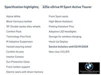 Used BMW 225 Active Tourer M Sport 242 HP (177 kW) 2023 White MPV