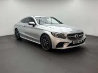 Used Mercedes C300 AMG Line Premium 258 HP (189 kW) 2019 Silver Coupe