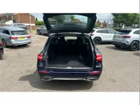 Used Mercedes E220 AMG line 191 HP (140 kW) 2018 Blue Estate