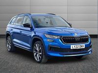 Used Skoda Kodiaq SportLine 148 HP (108 kW) 2022 Race blue metallic SUV