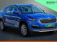 Used Skoda Kodiaq SE L Executive 110 HP (80 kW) 2023 Race blue metallic SUV