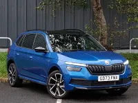 Used Skoda Kamiq Monte Carlo 110 HP (80 kW) 2024 Blue SUV