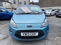 Used Ford Ka Zetec 2013 Blue Hatchback
