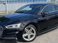 Used Audi A5 S-Line 150 HP (110 kW) 2018 Black Coupe