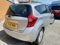 Used Nissan Note Acenta 80 HP (58 kW) 2014 Silver Hatchback