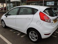 Used Ford Fiesta Zetec 2014 White Hatchback