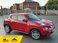 Used Nissan Juke Acenta Premium 110 HP (80 kW) 2014 Red SUV