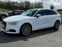 Used Audi A3 S-Line 2017 White Hatchback