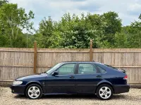 Used Saab 9-3 150 HP (110 kW) 2001 Blue Hatchback