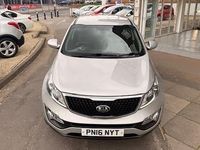 Used Kia Sportage 130 HP (95 kW) 2016 Machine silver metallic SUV