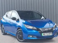 Used Nissan Leaf N-Connecta 110 kW (150 HP) 2023 Blue Hatchback