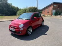 Used Fiat 500C S 69 HP (50 kW) 2015 Red Cabriolet