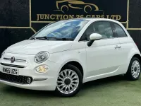 Used Fiat 500 Lounge 69 HP (50 kW) 2016 White Hatchback