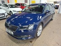 Used Skoda Superb SE L Executive 220 HP (161 kW) 2016 Blue Estate