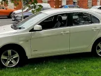 Used Mitsubishi Lancer 140 HP (102 kW) 2010 White Hatchback