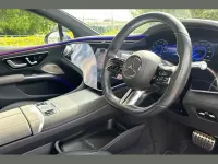 Used Mercedes EQS450+ AMG Line Premium Plus 244 kW (333 HP) 2023 Sodalite blue Sedan