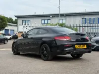 Used Mercedes C300 AMG line 258 HP (189 kW) 2018 Black Coupe