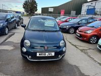 Used Fiat 500 Lounge 69 HP (50 kW) 2018 Blue Hatchback