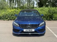 Used Mercedes C220 AMG Line Premium Plus 170 HP (125 kW) 2018 Blue Sedan