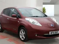 Used Nissan Leaf Acenta 80 kW (109 HP) 2015 Red Hatchback