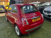 Usado Fiat 500 Lounge 69 HP (50 kW) 2008 Vermelho Citadino