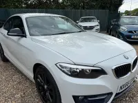 Used BMW 218 Sport Line 150 HP (110 kW) 2016 White Coupe