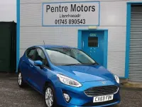 Begagnad Ford Fiesta Zetec 100 HK (73 kW) 2019 Blå Halvkombi