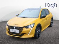 Used Peugeot e-208 Premium 100 kW (136 HP) 2022 Yellow Hatchback