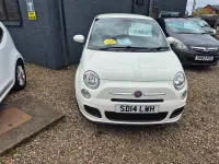 Begagnad Fiat 500 S 69 HK (50 kW) 2014 Vit Halvkombi