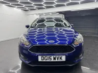 Used Ford Focus Zetec 125 HP (91 kW) 2015 Blue Hatchback