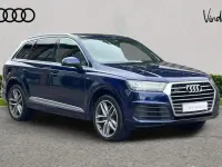 Used Audi Q7 S-Line 267 HP (196 kW) 2018 Blue SUV