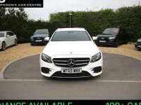 Used Mercedes E220 AMG line 2019 White Estate