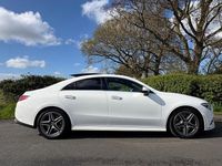 Used Mercedes CLA220 AMG Line Premium Plus 190 HP (139 kW) 2019 White Sedan