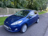 Used Ford Fiesta Titanium 2010 Blue Hatchback