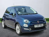 Used Fiat 500 Lounge 2016 Blue Hatchback