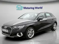 Begagnad Audi A3 Sportback Sport 2022 Svart Halvkombi