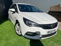 Used Vauxhall Astra SRi 145 HP (106 kW) 2020 White Estate