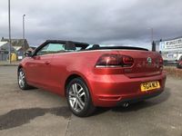 used VW Golf f 1.6L S TDI BLUEMOTION TECHNOLOGY Convertible 2dr Diesel Manual Euro 5 (104 bhp) Convertible