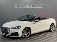 Used Audi A5 Cabriolet S-Line 190 HP (139 kW) 2019 White Cabriolet