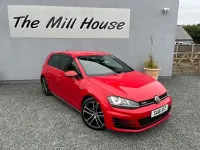 Begagnad VW Golf VII GTD 2016 Röd Halvkombi