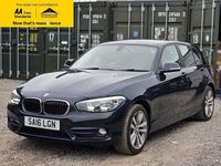 Used BMW 116 Sport Line 116 HP (85 kW) 2016 Blue Hatchback