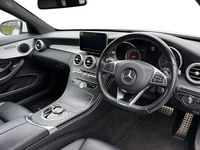 Used Mercedes C220 AMG line 170 HP (125 kW) 2018 White Coupe