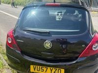 Used Vauxhall Corsa 79 HP (58 kW) 2007 Black Hatchback