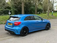 Usado Mercedes A220 AMG 170 HP (125 kW) 2015 Azul Citadino