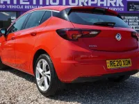 Used Vauxhall Astra SRi 143 HP (105 kW) 2020 Red Hatchback