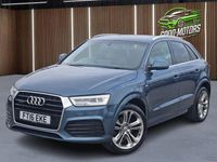 Used Audi Q3 S-line plus 180 HP (132 kW) 2016 Blue SUV