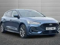 Used Ford Focus ST-Line 123 HP (90 kW) 2022 Blue Hatchback