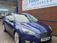 Używany Ford Focus Titanium X 2016 Niebieski Hatchback
